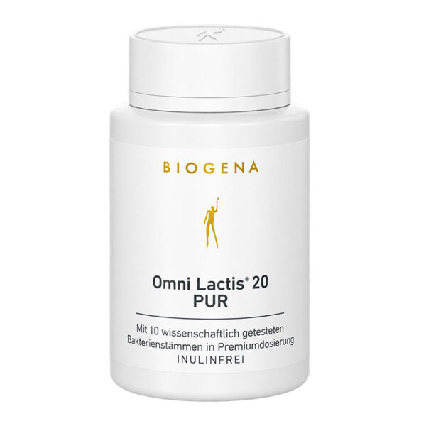 Omni Lactis 20 PUR – Премиум Пробиотик с 20 Милиарда Живи Култури, Biogena - 60 капсули