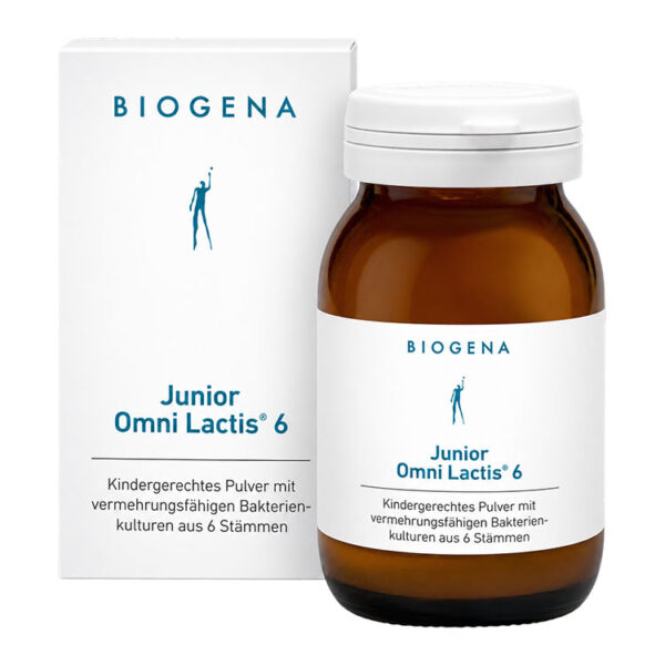 Junior Omni Lactis® 6 – 6 бактериални щама за деца от 6 месеца, Biogena – 60 г